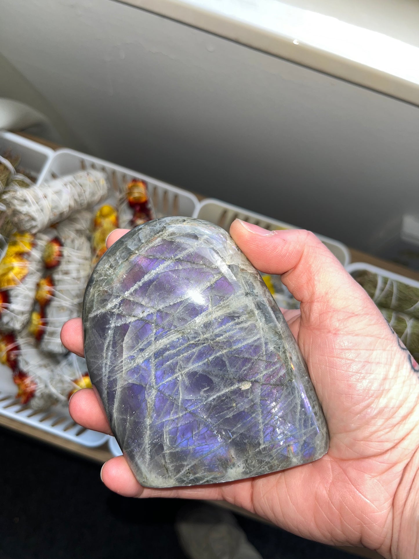 Lavender Labradorite Freeform B