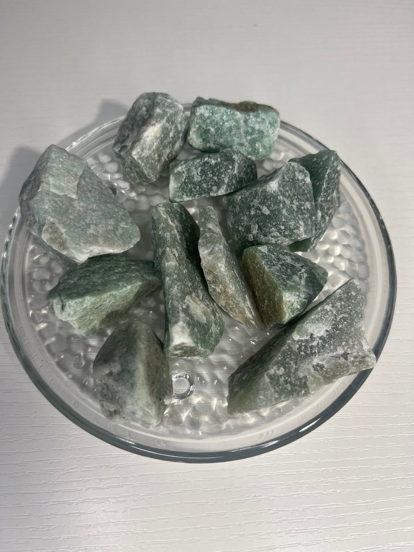 Rough green adventurine