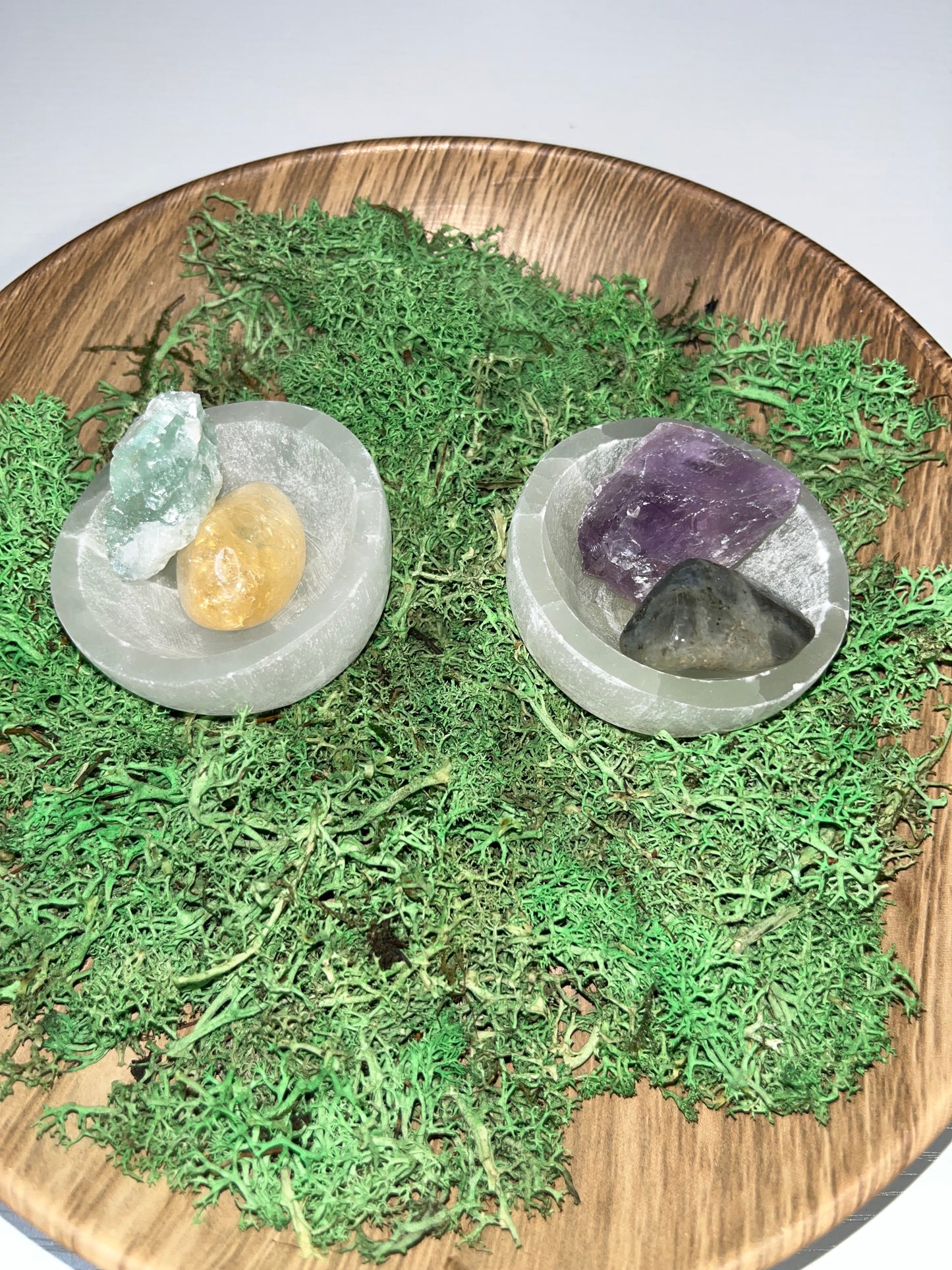 Mini baby selenite bowls