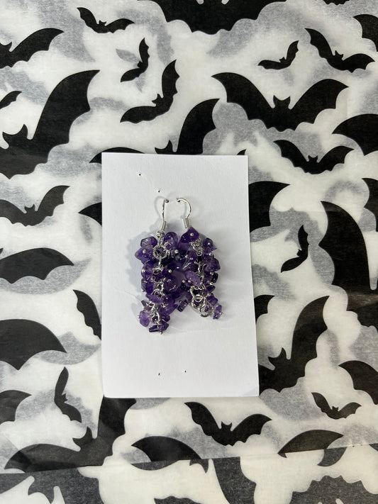 Amethyst earrings