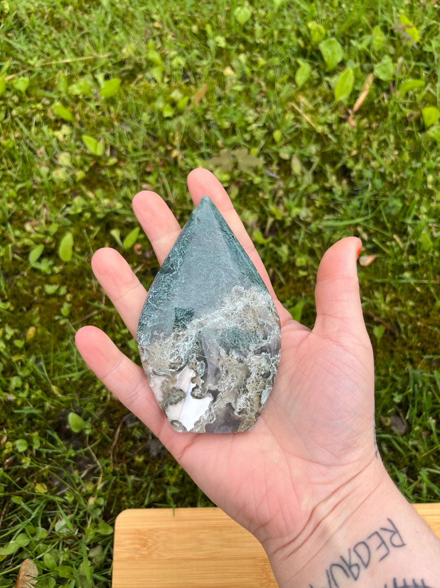 Moss Agate Flame B