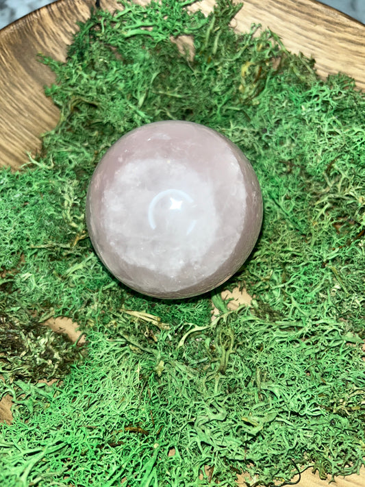 Rose quartz sphere C￼