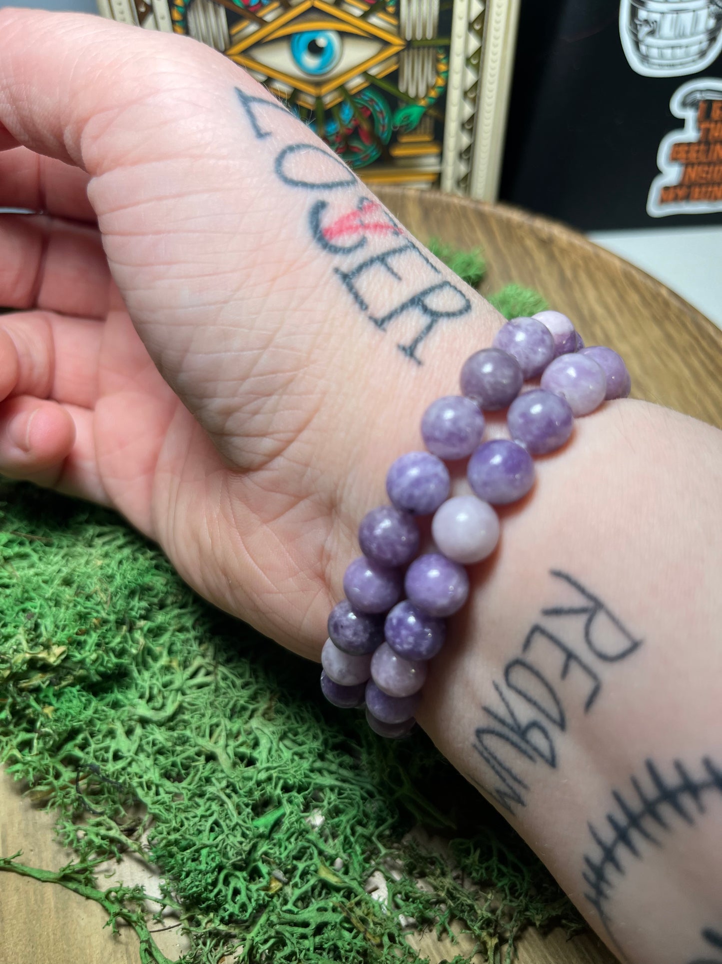 Lepidolite bracelet