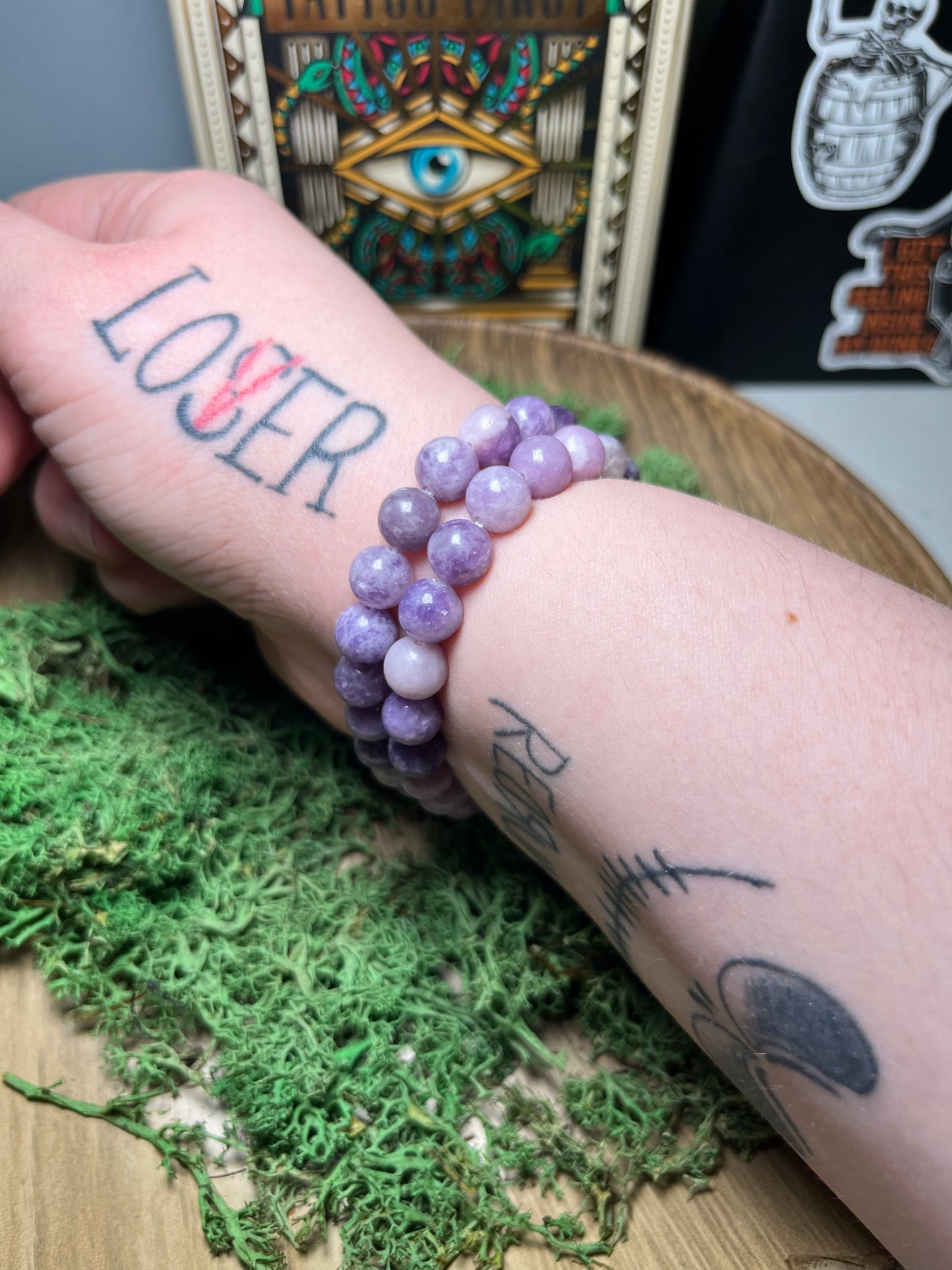 Lepidolite bracelet