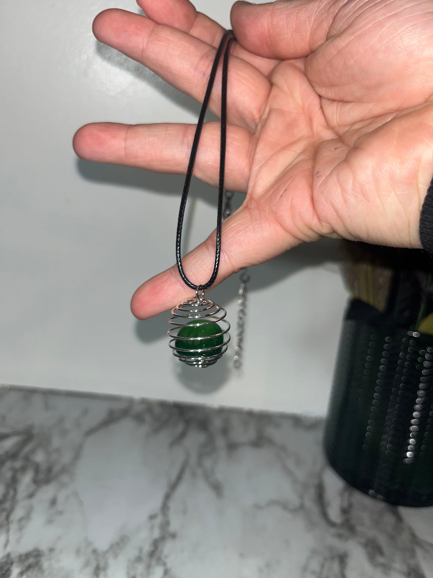 Small cage necklace