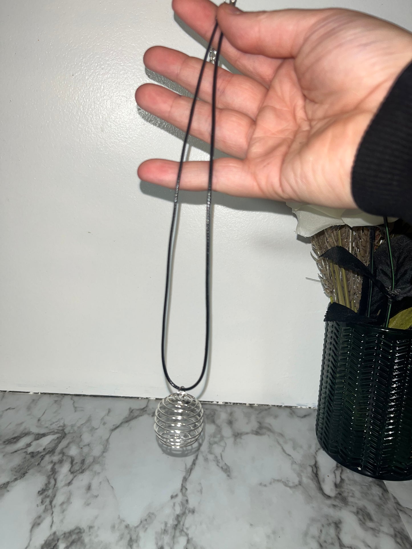 mystery Large cage necklace