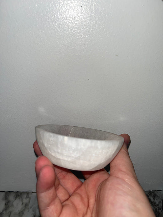 Selenite bowl