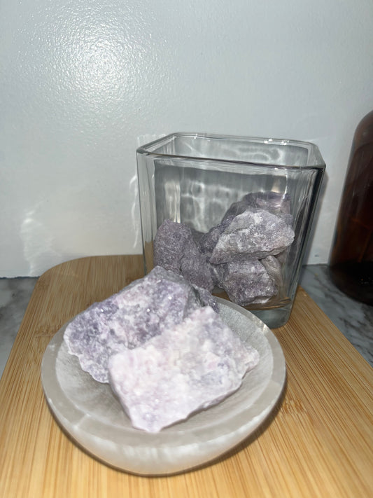 Rough lepidolite