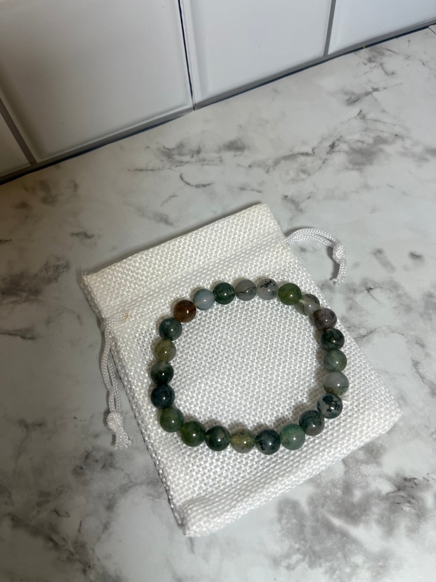 Moss Agate Bracelet