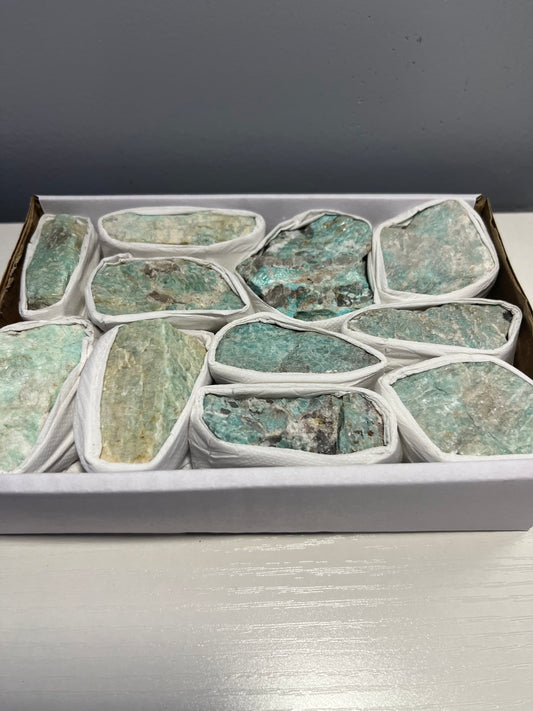 Amazonite rough stone