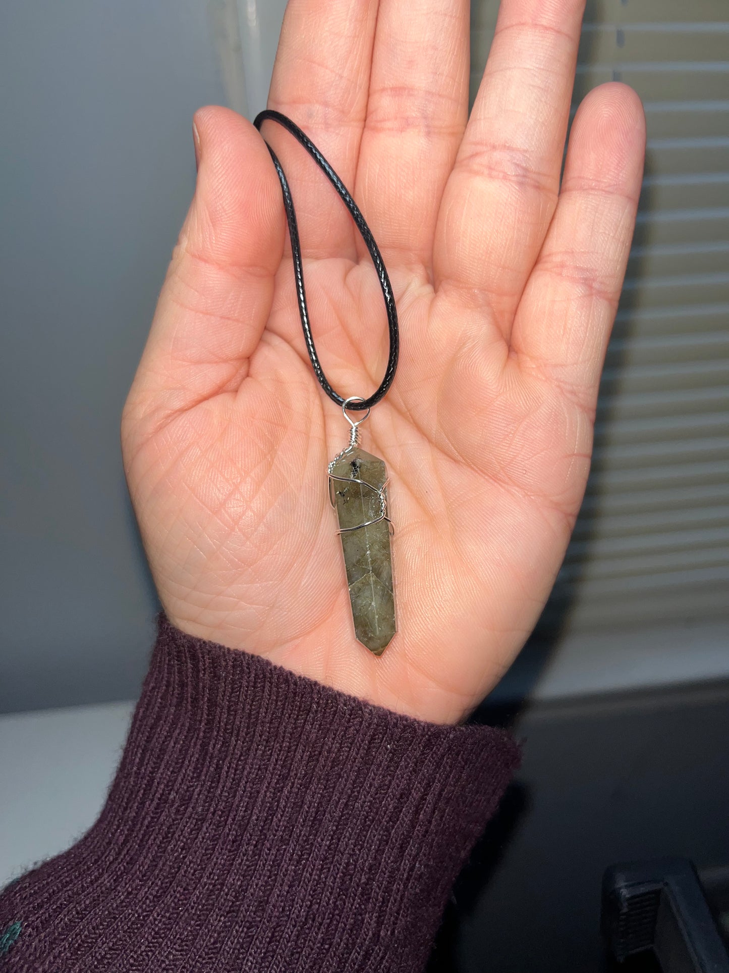 Labradorite Pointe necklace